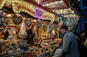 Festive Shopping In The Bavarian City Of Augsburg