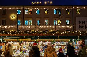 Festive Shopping In The Bavarian City Of Augsburg