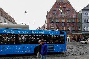 Festive Shopping In The Bavarian City Of Augsburg