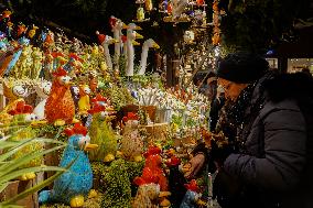 Festive Shopping In The Bavarian City Of Augsburg