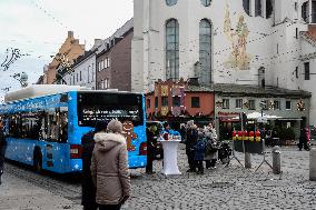 Festive Shopping In The Bavarian City Of Augsburg