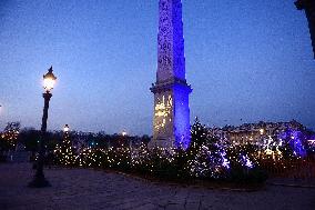 Anne Hidalgo Inaugurates Christmas Market - Paris