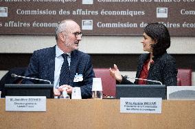 Lactalis Chief Executive Officer hearing at the National Assembly - Paris