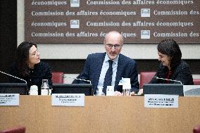 Lactalis Chief Executive Officer hearing at the National Assembly - Paris