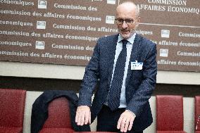 Lactalis Chief Executive Officer hearing at the National Assembly - Paris