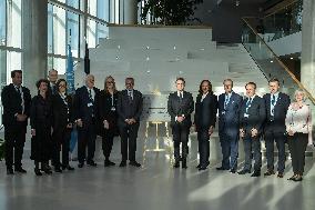 Emmanuel Macron At The Inauguration of WHO Academy - Lyon