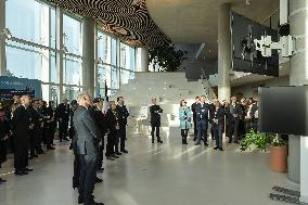 Emmanuel Macron At The Inauguration of WHO Academy - Lyon