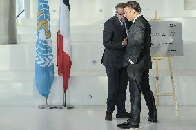 Emmanuel Macron At The Inauguration of WHO Academy - Lyon