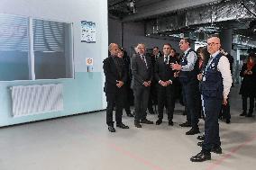 Emmanuel Macron At The Inauguration of WHO Academy - Lyon