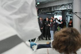 Emmanuel Macron At The Inauguration of WHO Academy - Lyon