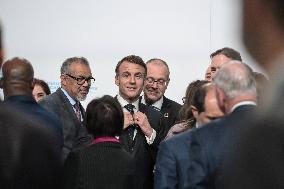 Emmanuel Macron At The Inauguration of WHO Academy - Lyon