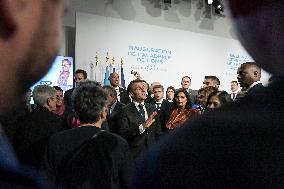 Emmanuel Macron At The Inauguration of WHO Academy - Lyon