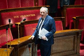 Session of questions to the Prime Minister at the National Assembly - Paris