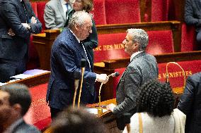 Session of questions to the Prime Minister at the National Assembly - Paris