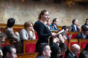 Session of questions to the Prime Minister at the National Assembly - Paris