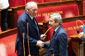 Session of questions to the Prime Minister at the National Assembly - Paris