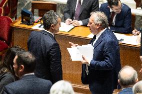 Session of questions to the Prime Minister at the National Assembly - Paris