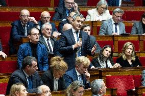 Session of questions to the Prime Minister at the National Assembly - Paris