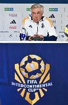 Real Madrid - FiFA Intercontinetal Cup Press Conference