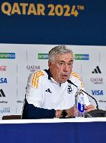 Real Madrid - FiFA Intercontinetal Cup Press Conference