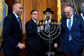 US Capitol Hanukkah event - Washington