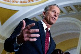 John Thune speaks to the media - Washington