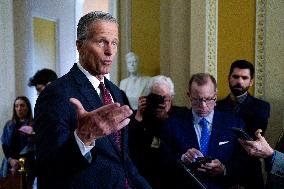 John Thune speaks to the media - Washington