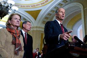 John Thune speaks to the media - Washington