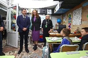 Ombudsman visits Kharkiv metro school