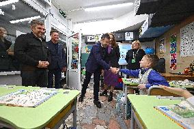 Ombudsman visits Kharkiv metro school