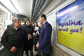 Ombudsman visits Kharkiv metro school