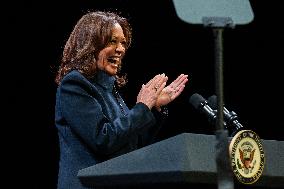 US Vice President Kamala Harris Delivers Remarks at Price George’s County Community College