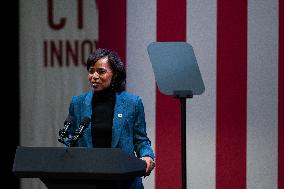 US Vice President Kamala Harris Delivers Remarks at Price George’s County Community College