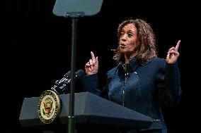 US Vice President Kamala Harris Delivers Remarks at Price George’s County Community College