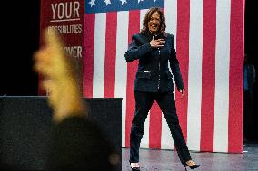 US Vice President Kamala Harris Delivers Remarks at Price George’s County Community College