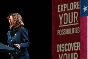 US Vice President Kamala Harris Delivers Remarks at Price George’s County Community College