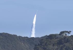 Space One rocket lifts off from private-sector launch pad