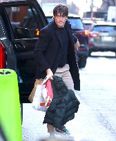 John Mulaney And Olivia Munn Out With Their Son - NYC