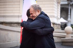 Tusk And Zelensky Meet In Lviv