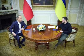 Tusk And Zelensky Meet In Lviv