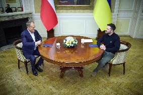 Tusk And Zelensky Meet In Lviv