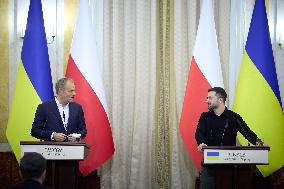 Tusk And Zelensky Meet In Lviv