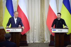 Tusk And Zelensky Meet In Lviv