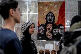 Gaza Women Art Exhibition - Deir Al-Balah