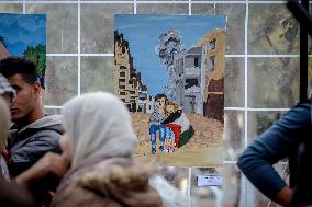 Gaza Women Art Exhibition - Deir Al-Balah