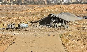 Israel Hits Mezzeh Military Airport - Syria