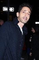 Adrien Brody Leaving The Late Show - NYC