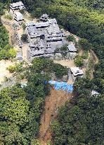 Landslide in Ehime Pref.