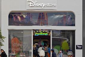 Newly Opened Disney Store in Shanghai