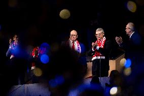 NO TABLOIDS - Prince Albert At AS Monaco v FC Bayern Munich Match - Monaco